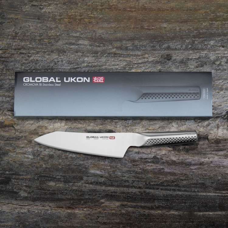 Global Ukon Japoński Nóż Orientalny Szefa Kuchni 18cm GU-02
