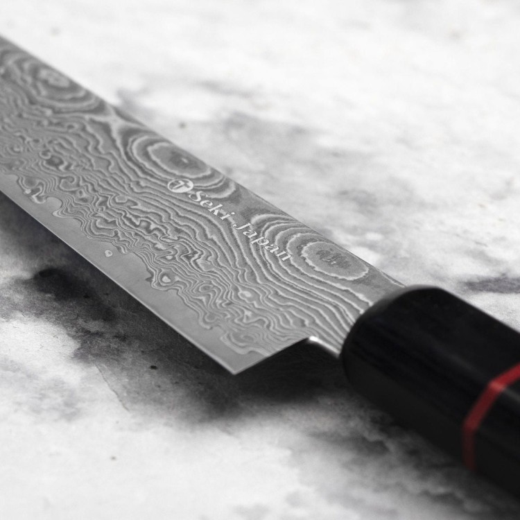 Kanetsune Namishibuki SG-2 Japoński Nóż Uniwersalny 13,5cm i Ochraniacz Saya