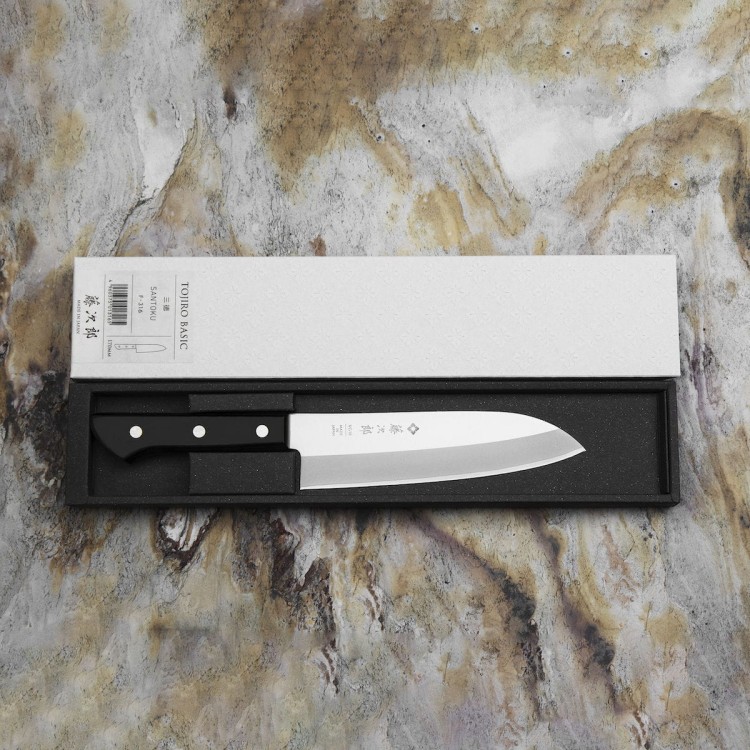 Tojiro Basic VG-10 Japoński Nóż Santoku 16,5cm