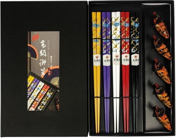 Zestaw Kolorowych Pałeczek z Podstawką Kaczki w Pudełku 5 Par Golden Turtle