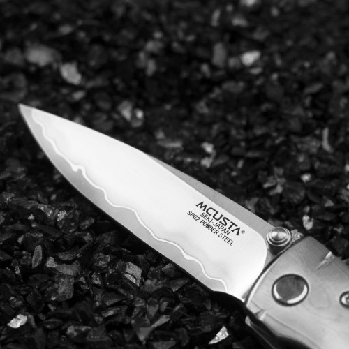 Mcusta Shinra SPG2 Bamboo Pakka Japoński Nóż Składany 7,2cm