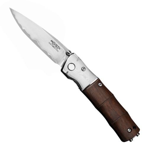 Mcusta Shinra SPG2 Bamboo Iron Japoński Nóż Składany 7,2cm
