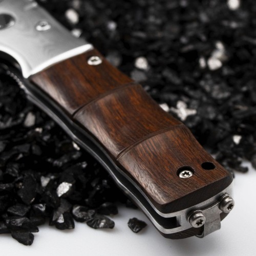 Mcusta Shinra SPG2 Bamboo Iron Japoński Nóż Składany 7,2cm