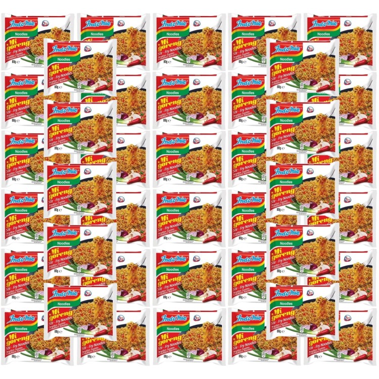 KARTON Indonezyjski Makaron Zupka Stir Fry MI GORENG Instant Noodles 40x80g INDOMIE