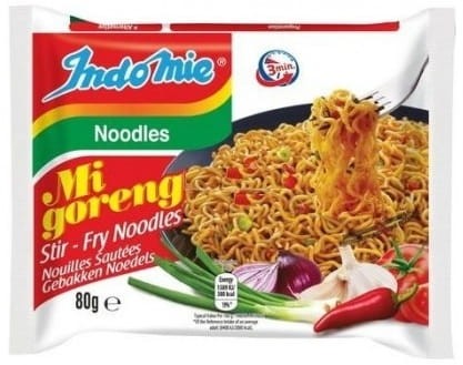 KARTON Indonezyjski Makaron Zupka Stir Fry MI GORENG Instant Noodles 40x80g INDOMIE