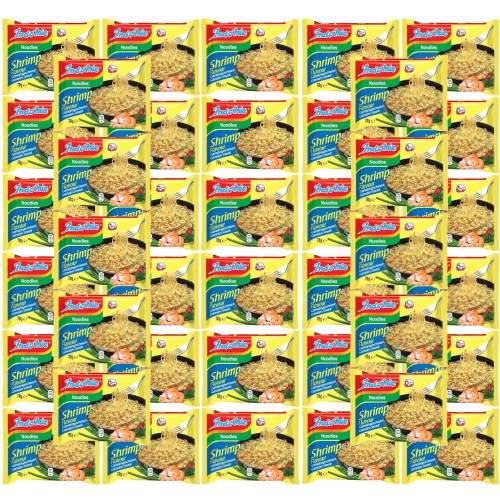 KARTON Indonezyjski Makaron Zupka KREWETKOWA Instant Shrimp Noodles Soup 40x70g INDOMIE