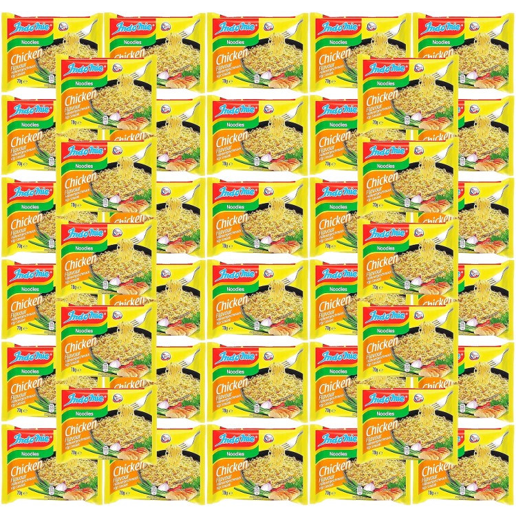 KARTON Indonezyjski Makaron Zupka KURCZAK Instant Chicken Noodles Soup 40x70g INDOMIE