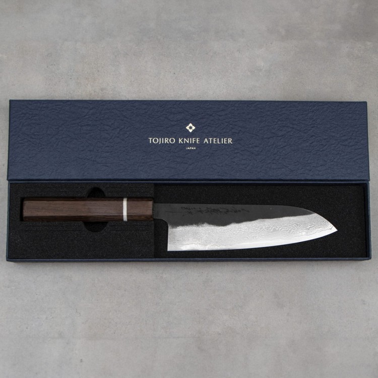 Tojiro Atelier WM Forged VG-10 Japoński Nóż Santoku 16,5cm