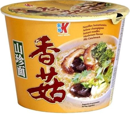 Chińska Zupka Błyskawiczna Makaron Instant Grzyby Shitake Duży Kubek 120g KAILO BRAND