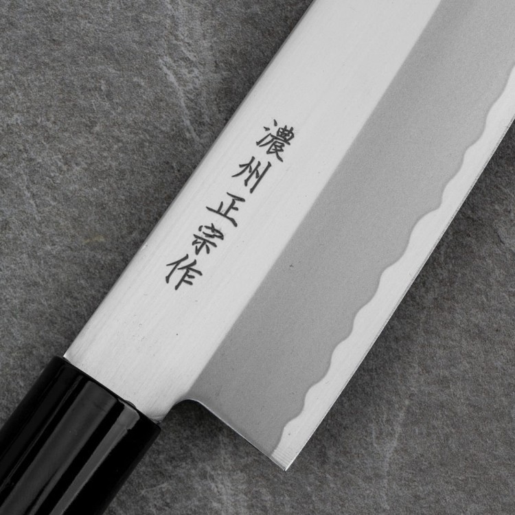 Satake Yoshimitsu Rdzewny Japoński Nóż Santoku 17cm