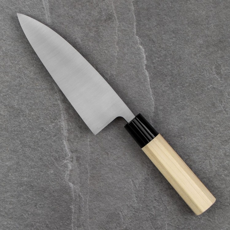 Satake Yoshimitsu Rdzewny Japoński Nóż Deba 15,5cm