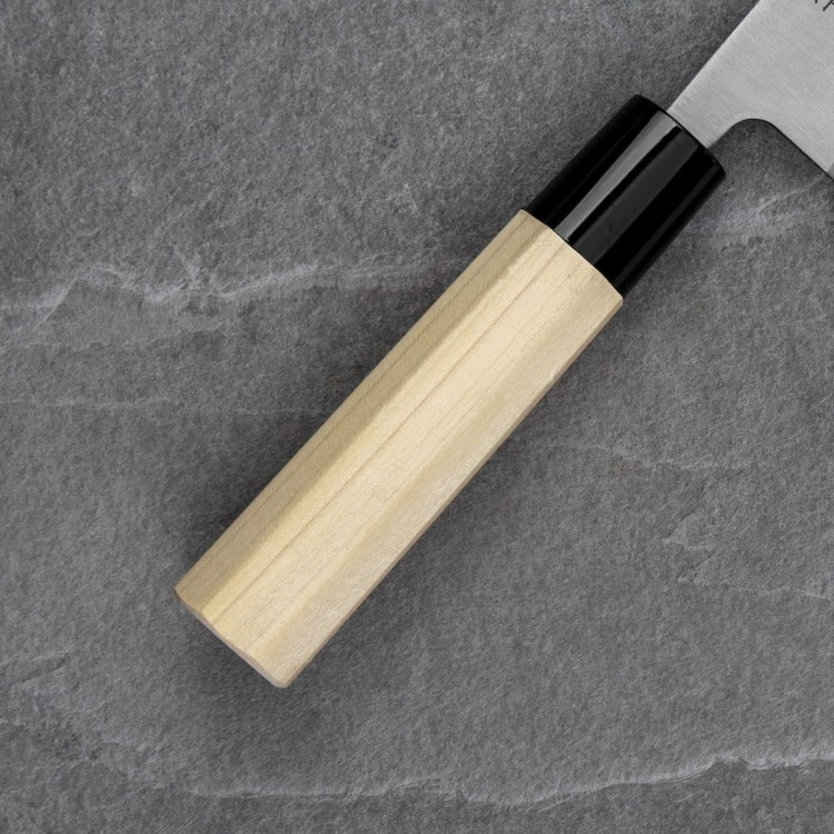 Satake Yoshimitsu Rdzewny Japoński Nóż Deba 15,5cm