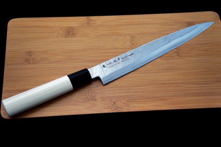Satake Nashiji Natural Japoński Nóż Kuchenny Yanagi-Sashimi Do Sushi 21cm