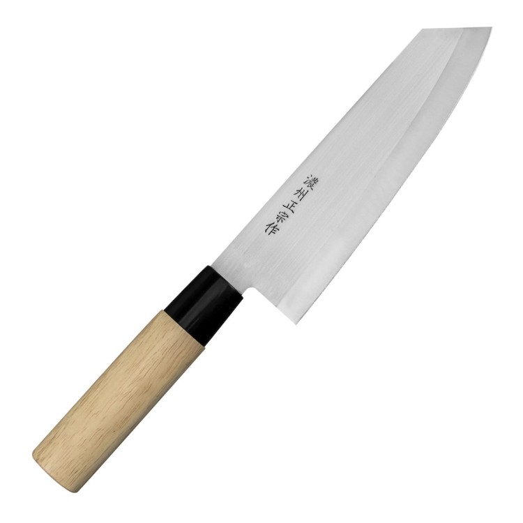 Satake Megumi 420J2 Japoński Nóż Kuchenny Bunka Santoku Do Warzyw 17cm