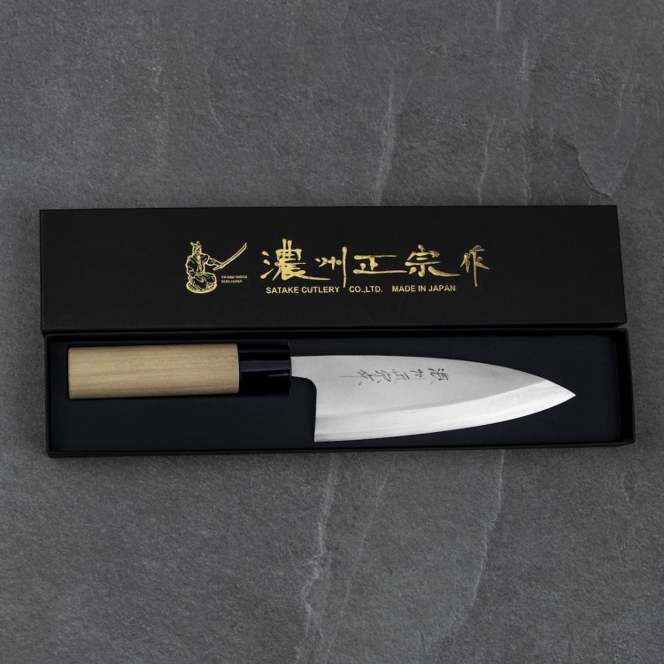 Satake Shirogami#2 PRO Japoński Nóż Deba 15cm
