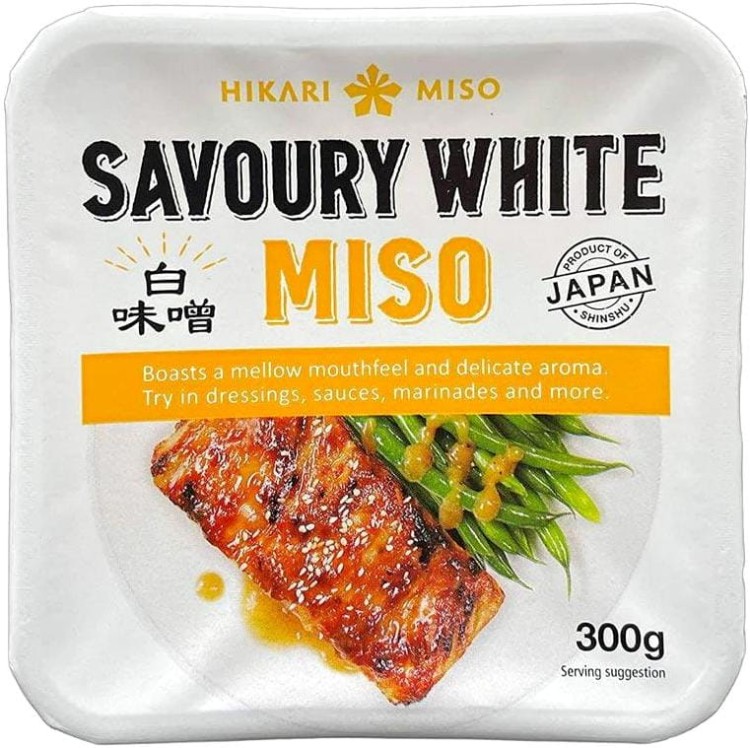 Japońska Pasta z Fermentowanej Soi Do Zupy Miso Jasna Shiro Savoury White 300g HIKARI MISO