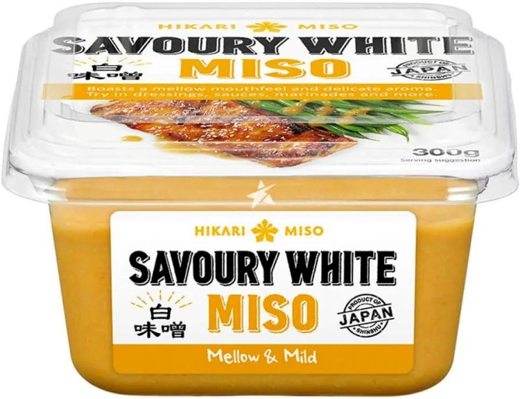 Japońska Pasta z Fermentowanej Soi Do Zupy Miso Jasna Shiro Savoury White 300g HIKARI MISO