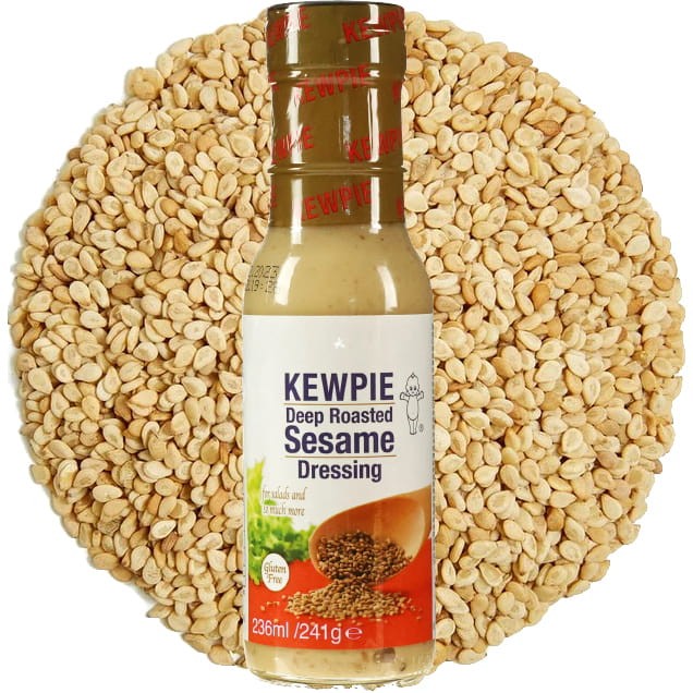 Japoński Majonez Sezamowy Do Sałatek i Sushi Najlepsza Jakość 241g KEWPIE