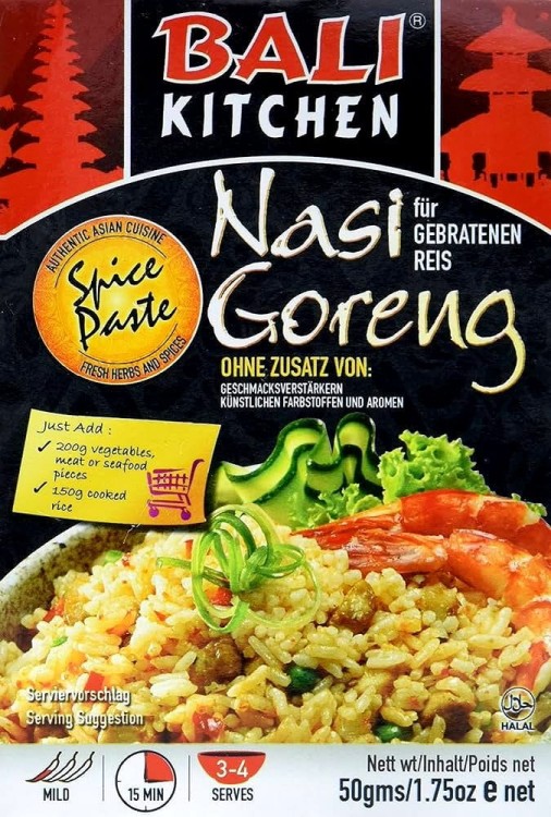 Pasta Do Dania z Ryżem Nasi Goreng Indonezja 50g BALI KITCHEN