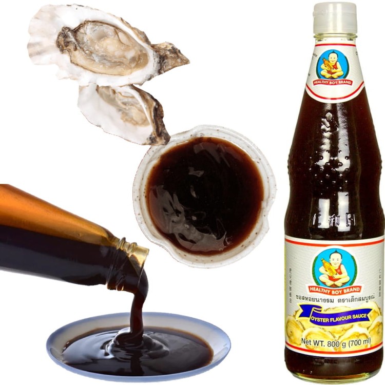 Sos Ostrygowy Oryginalny Gęsty Tajski Smak z Ostryg 700ml HEALTHY BOY BRAND