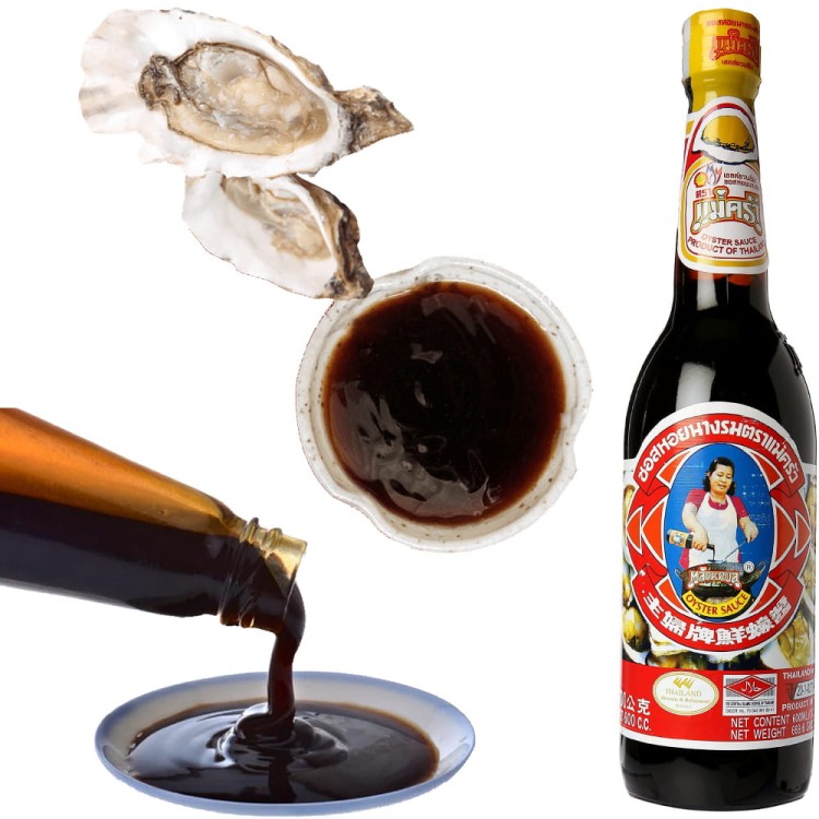 Sos Ostrygowy GĘSTY Oryginalny Tajski z Ostryg Baza Do Potraw 600ml MEAKRUA