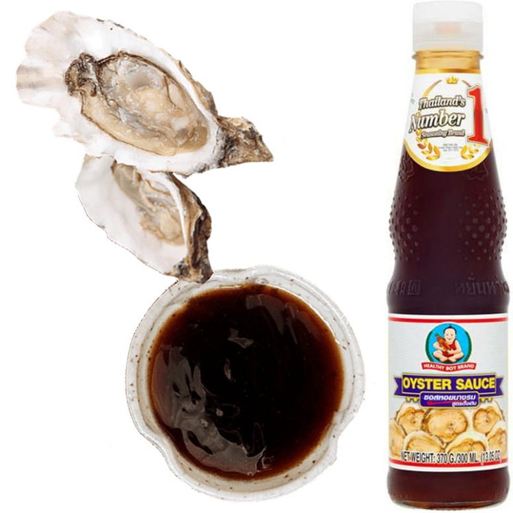 Sos Ostrygowy z Ostryg Gęsty Oryginalny Tajski Baza Do Potraw 300ml HEALTHY BOY BRAND