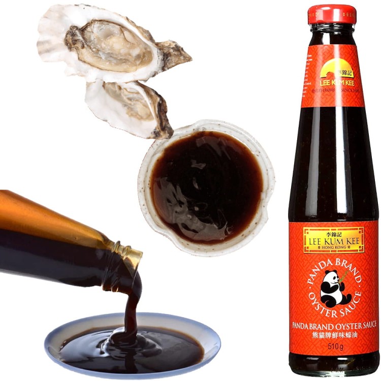 Sos Ostrygowy Oryginalny GĘSTY z OSTRYG Oyster Sauce Panda 510g LEE KUM KEE