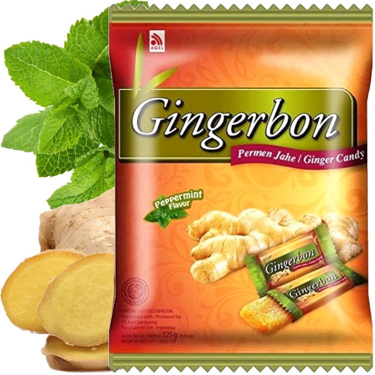 Cukierki Imbirowe z Miętą Original Ginger Candy 125g GINGERBON