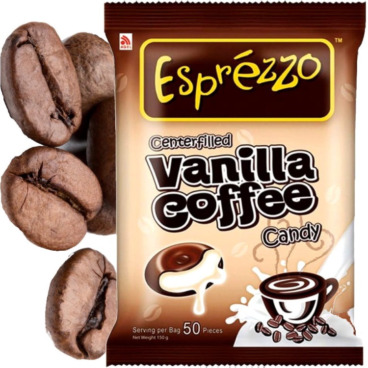 Cukierki Kawowe z Nadzieniem Waniliowa Kawa Vanilla Coffee ESPREZZO 150g AGEL