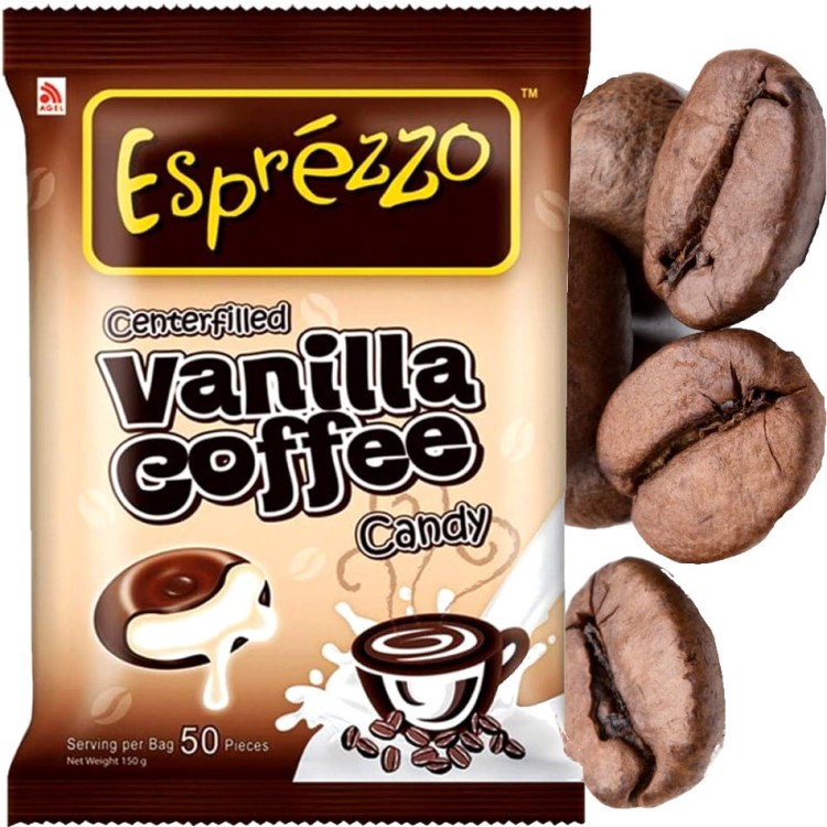Cukierki Kawowe z Nadzieniem Waniliowa Kawa Vanilla Coffee ESPREZZO 150g AGEL