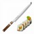 Sakai Takayuki Shiden Silver#3 Japoński Nóż Sakimaru 27 cm