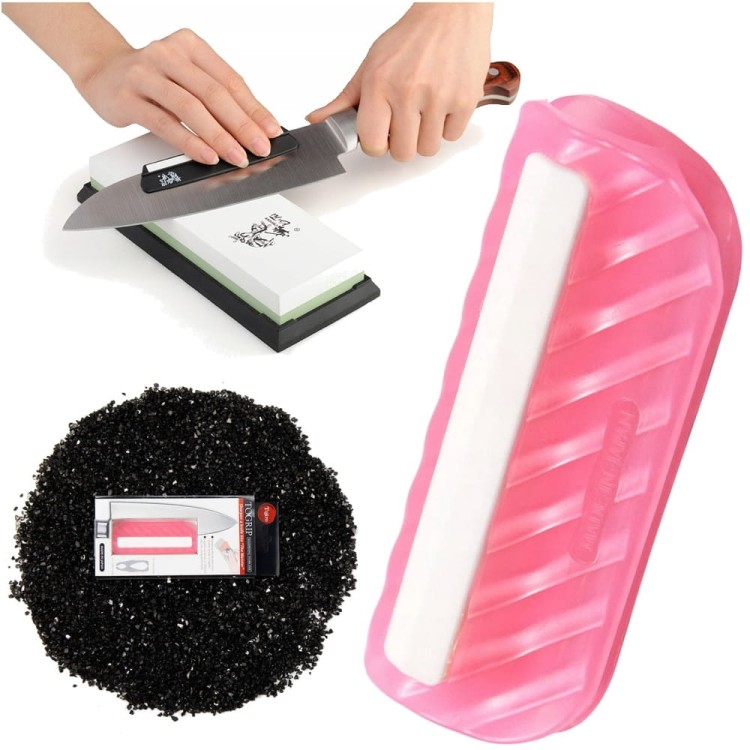 Tojiro Japan Japońska Prowadnica Do Ostrzenia Noży Różowa Ułatwiająca F-442