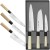 Zestaw 3 Noży Tojiro Shippu VG-10 Japoński Nóż Szefa Kuchni 21cm + Uniwersalny 13cm + Santoku 16cm