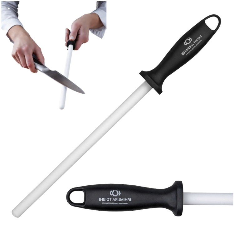 Japoński Musak Ceramiczny Do Ostrzenia Noży 25cm ISHIMURA TOISHI