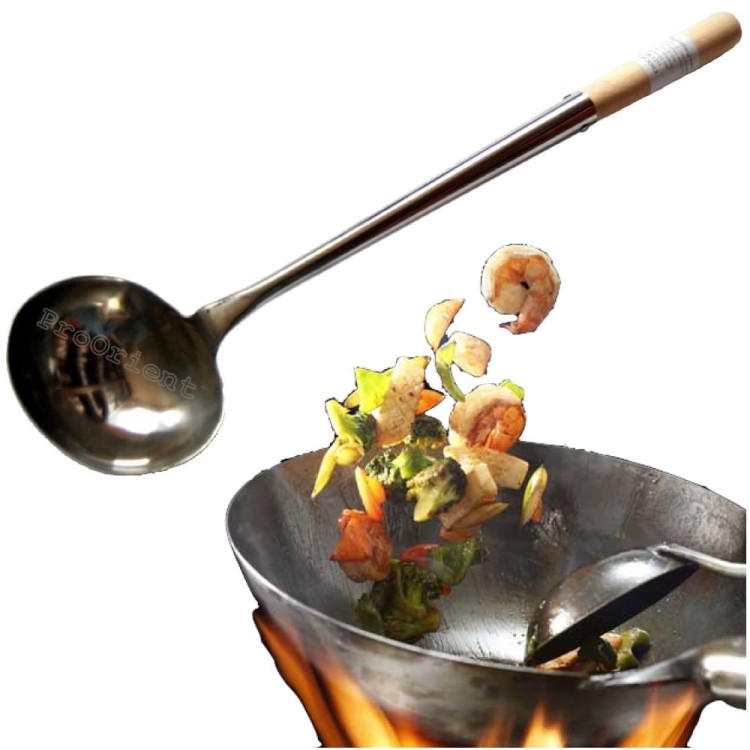 Chochla Do Woka Chińska Do Nabierania i Mieszania 45cm Długa 11cm Szeroka JADE TEMPLE