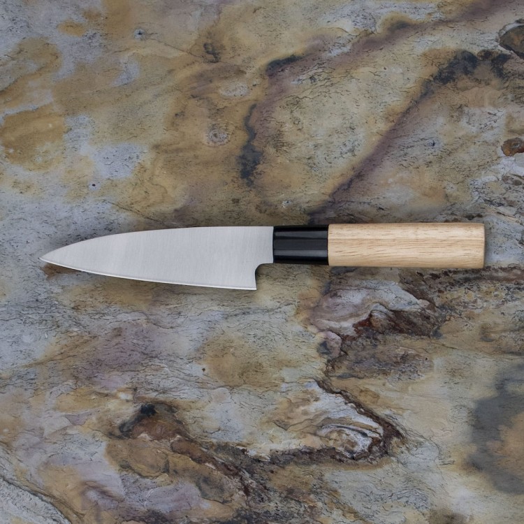 Satake Magoroku Saku Japoński Ostry Nóż Kuchenny Deba Do Filetowania 12cm