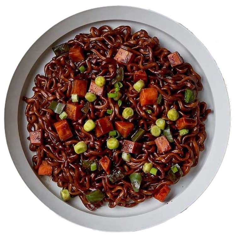KARTON Koreański Błyskawiczny Makaron Instant Chapagetti Czarna Fasola 20x140g NONGSHIM