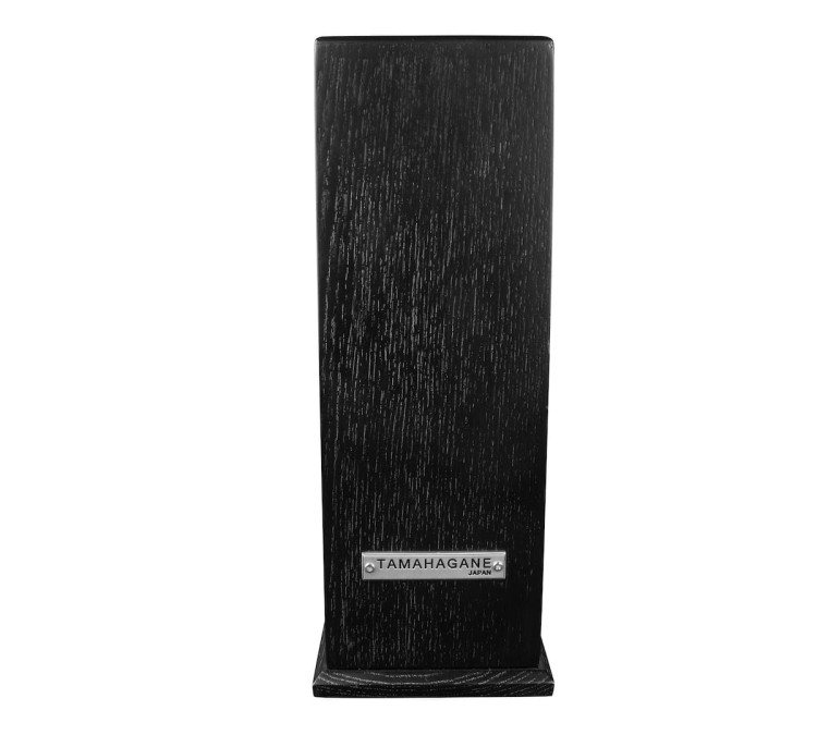 Tamahagane Japoński Drewniany Blok Czarny Do Przechowania Noży 26x10x27cm