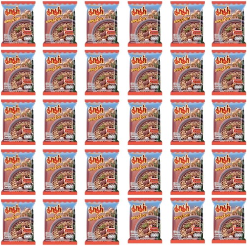 KARTON Tajska Zupka Błyskawiczna Makaron Instant Wieprzowina Moo Nam Tok 30x55g MAMA