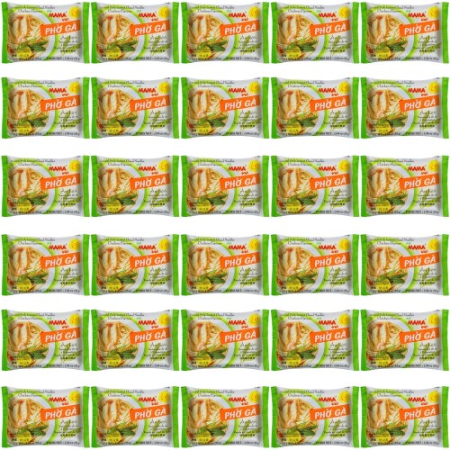 KARTON Tajska Zupka Błyskawiczna Makaron Ryżowy Instant Kurczak Pho Ga 30x55g MAMA