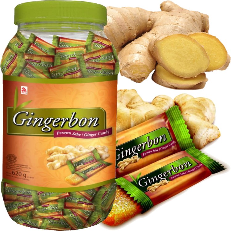 Cukierki Imbirowe Original Ginger Candy SŁOIK 620g GINGERBON