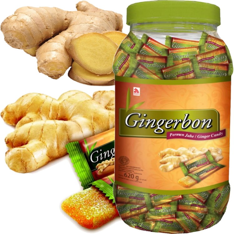 Cukierki Imbirowe Original Ginger Candy SŁOIK 620g GINGERBON