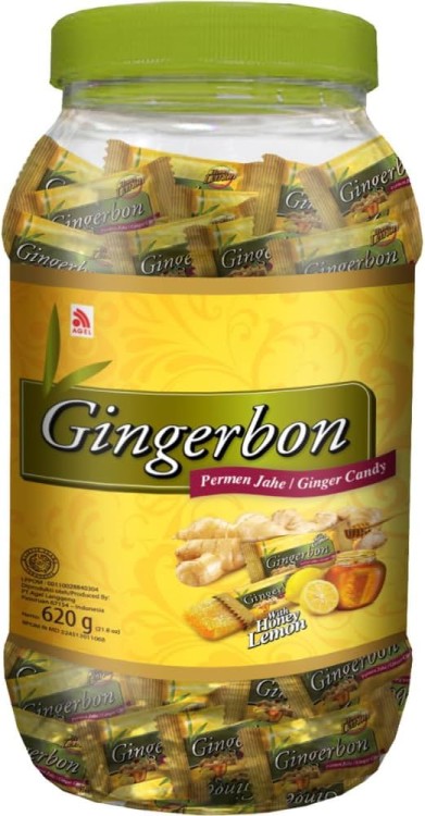 Cukierki Imbirowe z Miodem i Cytryną Original Ginger Candy 620g GINGERBON