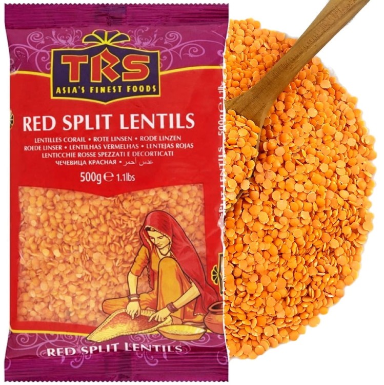 Czerwona Soczewica Ziarna Soczewicy Zdrowe i Naturalne 500g TRS