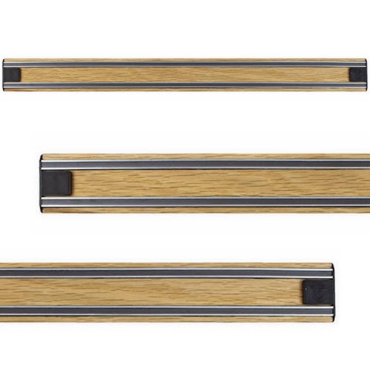 BISBELL Drewniana Listwa Magnetyczna Dąb Oak Na Noże 50cm 500mm B45O50