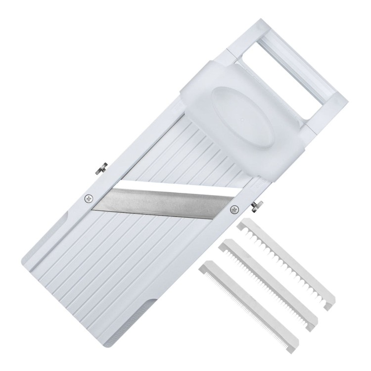 Benriner Premium No.95 Japońska Ostra Mandolina Do Warzyw 95mm 9,5cm White Biała