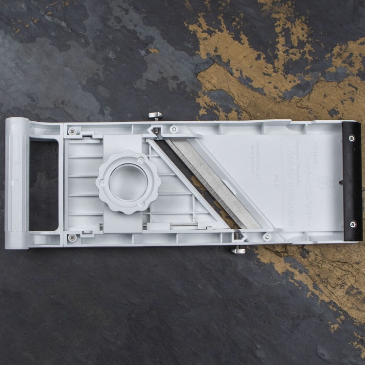 Benriner Premium No.95 Japońska Ostra Mandolina Do Warzyw 95mm 9,5cm White Biała