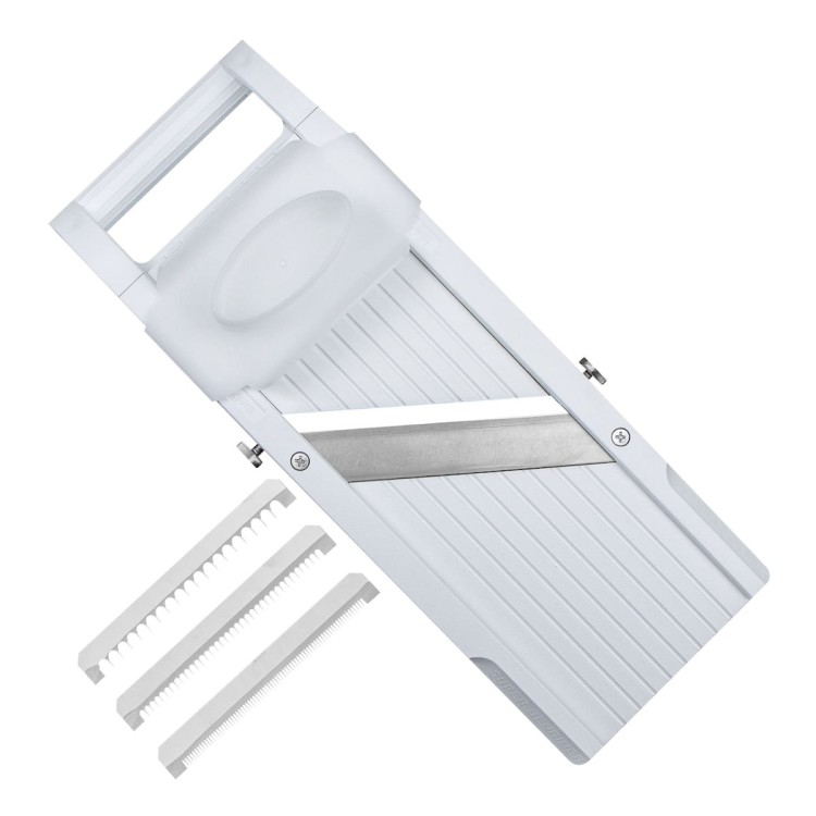 Benriner Premium No.95 Japońska Ostra Mandolina Do Warzyw 95mm 9,5cm White Biała