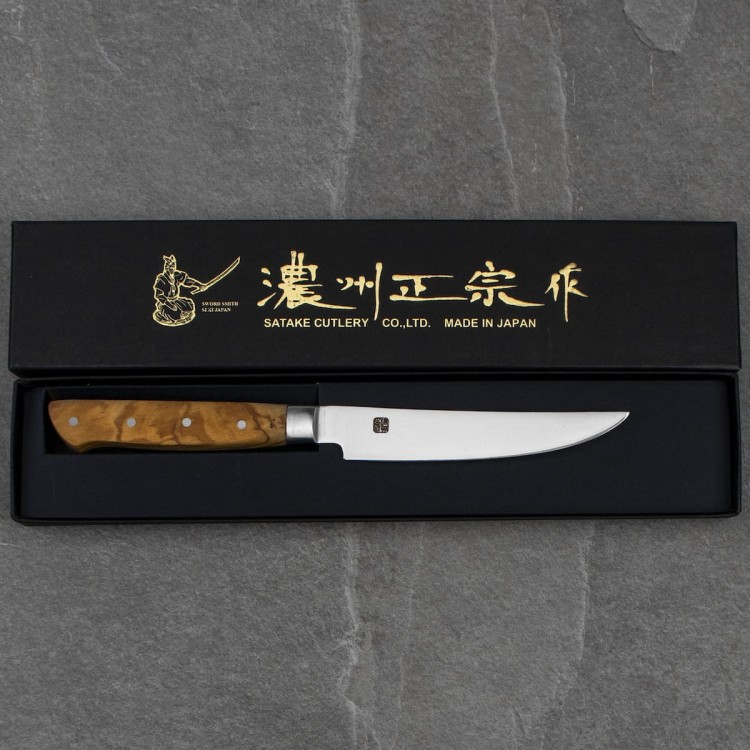 Satake Olive Wood Japoński Nóż Do Steków 11,5cm