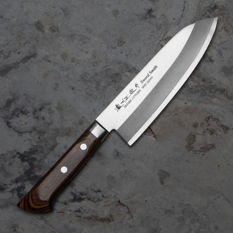 Satake Unique AUS-8 Japoński Nóż Santoku Do Warzyw 17cm
